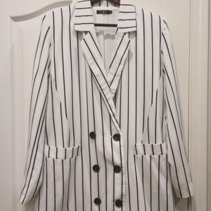 Striped Blazer Dress
